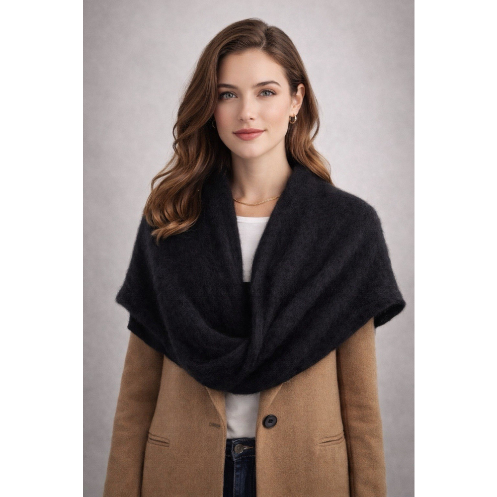 Pendleton 100% Cashmere Twisted Infinity Shoulder… - image 2